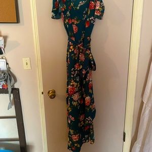 Shein floral high/low dress